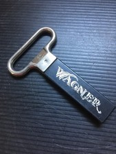 Vintage 1970s Wagner Ah-So Corkscrew Bottle Opener w/ Black Cover Made in Italy