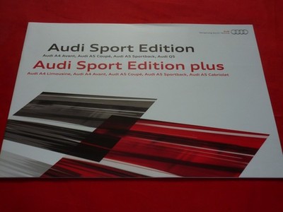 2015 Audi A4 A5 Q5 ''Sport Edition + Sport Edition Plus'' Special Models Brochure
