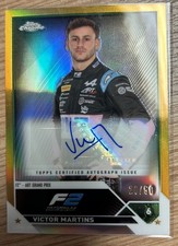 2023 Topps Chrome Victor Martins Auto /50 F1 Auto F2 Auto