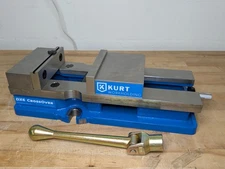 Kurt AngLock Precision Machine Vise 6" Jaw Width 9" Opening Capacity DX6
