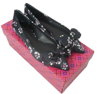 Tory Burch Black Rosalind Ballet Damen Schuhe EUR 35 / US 5 5M