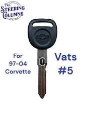 97-04 CHEVROLET CORVETTE VATS IGNITION CHIP KEY NEW OEM #5 OHMS-1.130k