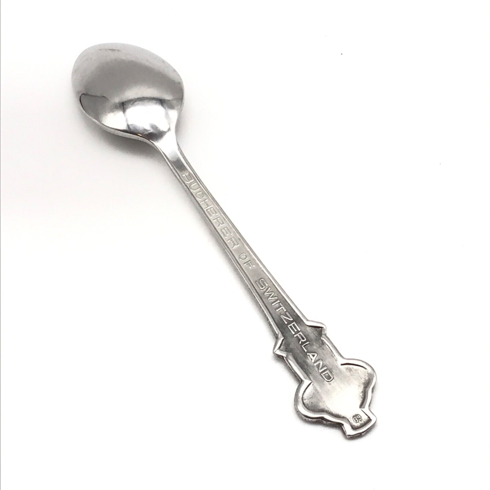 Vintage Bucherer Of Switzerland Rolex Geneve Collectible Scenic Souvenir  Spoon