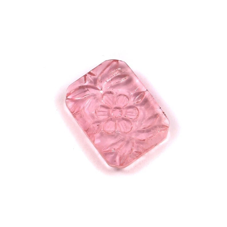 Piedra preciosa suelta natural PInk turmalina tallada a mano piedra preciosa octágona de lujo A1170 Foto 2 de 3