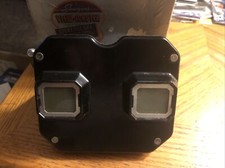 Vintage Black Bakelite Sawyers View Master Viewer Made In The USA With Box