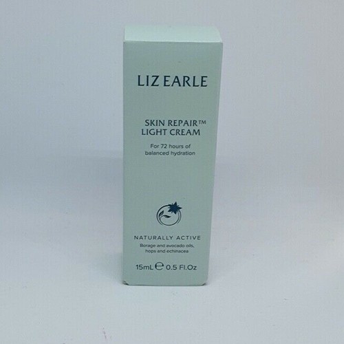 Liz Earle Skin Repair LIGHT CREAM 72 Hours Hydration 15ml boxed Travel