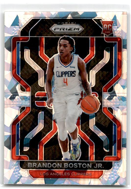 2021-22 Panini Prizm #330 Brandon Boston Jr. Ice Los Angeles Clippers