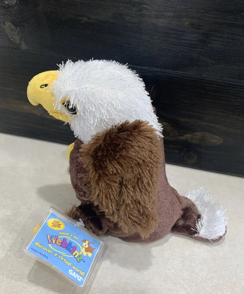 WEBKINZ Eagle HM214 BRAND NEW with SEALED CODE~~Rare/Retired WEBKINZ Eagle HM214 BRAND NEW with SEALED CODE~~Rare/Retired