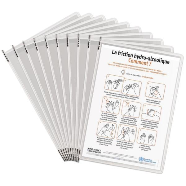 Thumbnail - 20 Tarifold Sichttafeln Mit 5 Aufsteckreitern Din A4 Schwarz, Öffnung