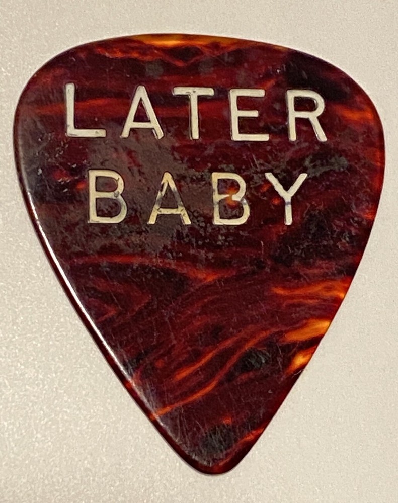 Vintage Guitar Picks-1960’s D’Andrea 351-Ad-Lib-LATER BABY- Tort Celluloid-Heavy