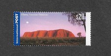 AUSTRALIA ULURU ROCK NATURE MNH SINGLE  2001               (2124)