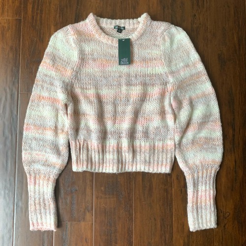 Suéter a Rayas Cuello Redondo WILD FABLE Para Mujer Talla M Rosa Tejido con Cable Pullover Nuevo con Etiquetas - Imagen 1 de 7