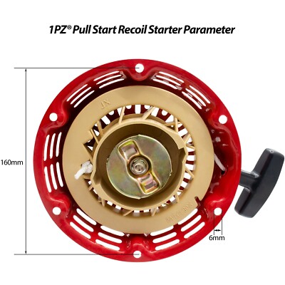 Pull Start Starter Recoil Fit Harbor Freight Predator Rato 173cc - Foto 9