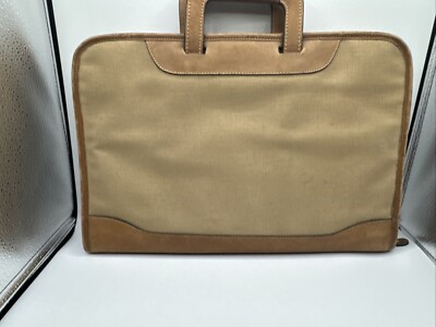 Vintage Marley Hodgson Ghurka No 24 The Attache Tan Twill Vintage Marley Hodgson Ghurka No 24 The Attache Tan Twill