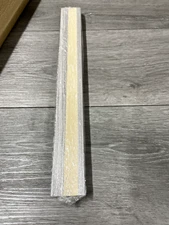 Shaw PCSTR-05077 Ardent 48" x 12" Vinyl Stair Tread Clean Pine