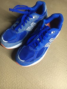 blue and orange new balance 990