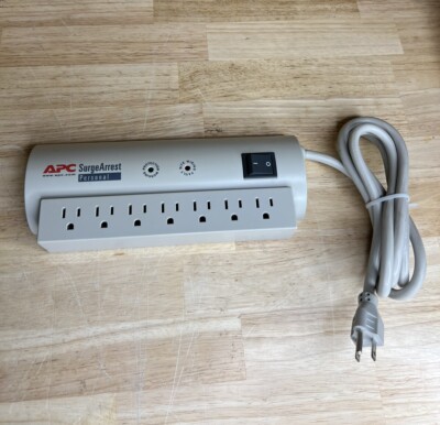 Per7 Apc PER7T SurgeArrest Personal Power Surge Protector 7 Outlets 6 ft ...