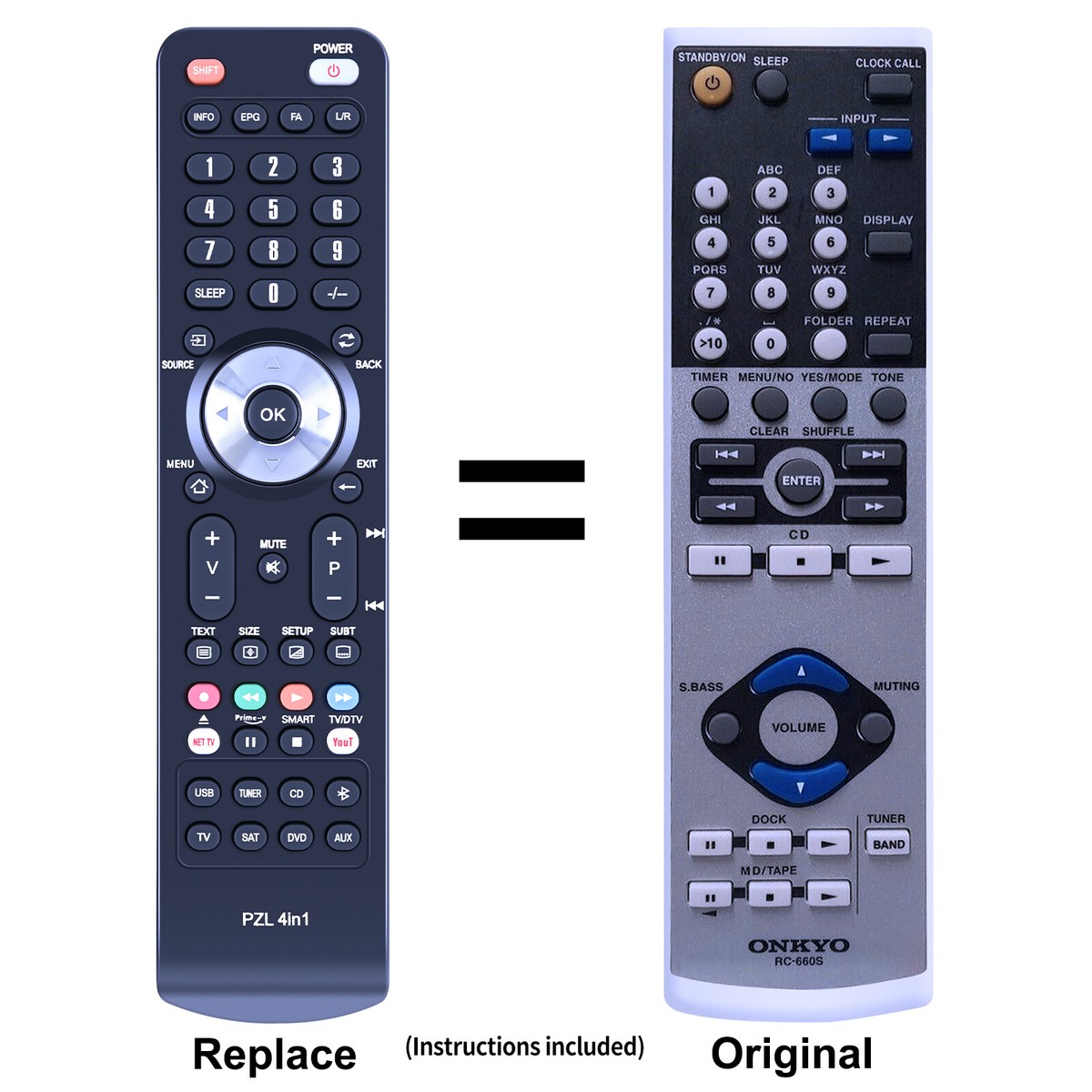 RC-660S Remote Control For Onkyo CD Receiver CR315 CR515 CR325