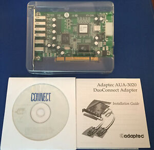 ADAPTEC AUA-3020 2030800 FIREWALL & USB 2.0 ADAPTER CARD