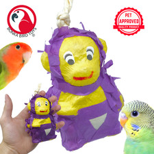 Bonka Bird Toys 2675 Mini Pinata Monkey Chew Shred Forage Small Parrot Cage Toy
