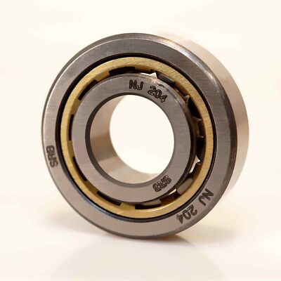 SRB Zylinderrollenlager NJ204 EMC4 Messingkäfig