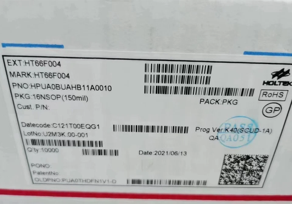 10PCS Holtek HT66F004 Cost-Effective A/D Flash MCU with EEPROM New - Image 3 of 3