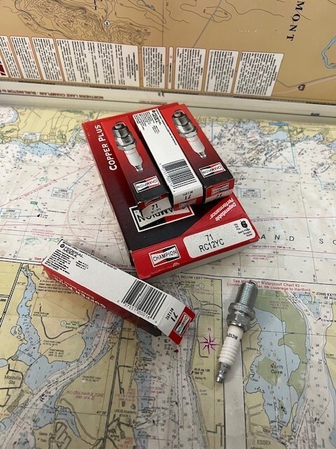 Champion pack of 9 #RC12YC Spark Plug 71.