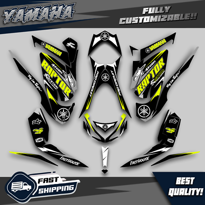Kit Graphique Autocollants Yamaha Raptor 700R 2013-2023 – Personnalisation Gratuite