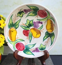 Royal Sealy Ironstone China Handpainted Serving Bowl - 11.25"Dia