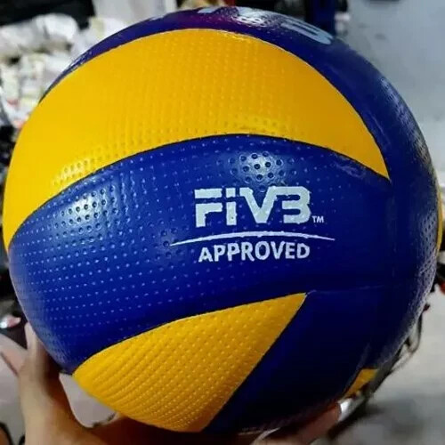 MIKASA MVA 200 FIVB OMOLOGATO pallone ufficiale e taglia ufficiale blub e giallo - Foto 5 di 5