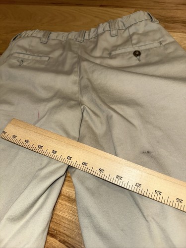 George Adj Waist Pants Khaki Tan Size 14 H Husky School Uniform - Picture 9 of 10