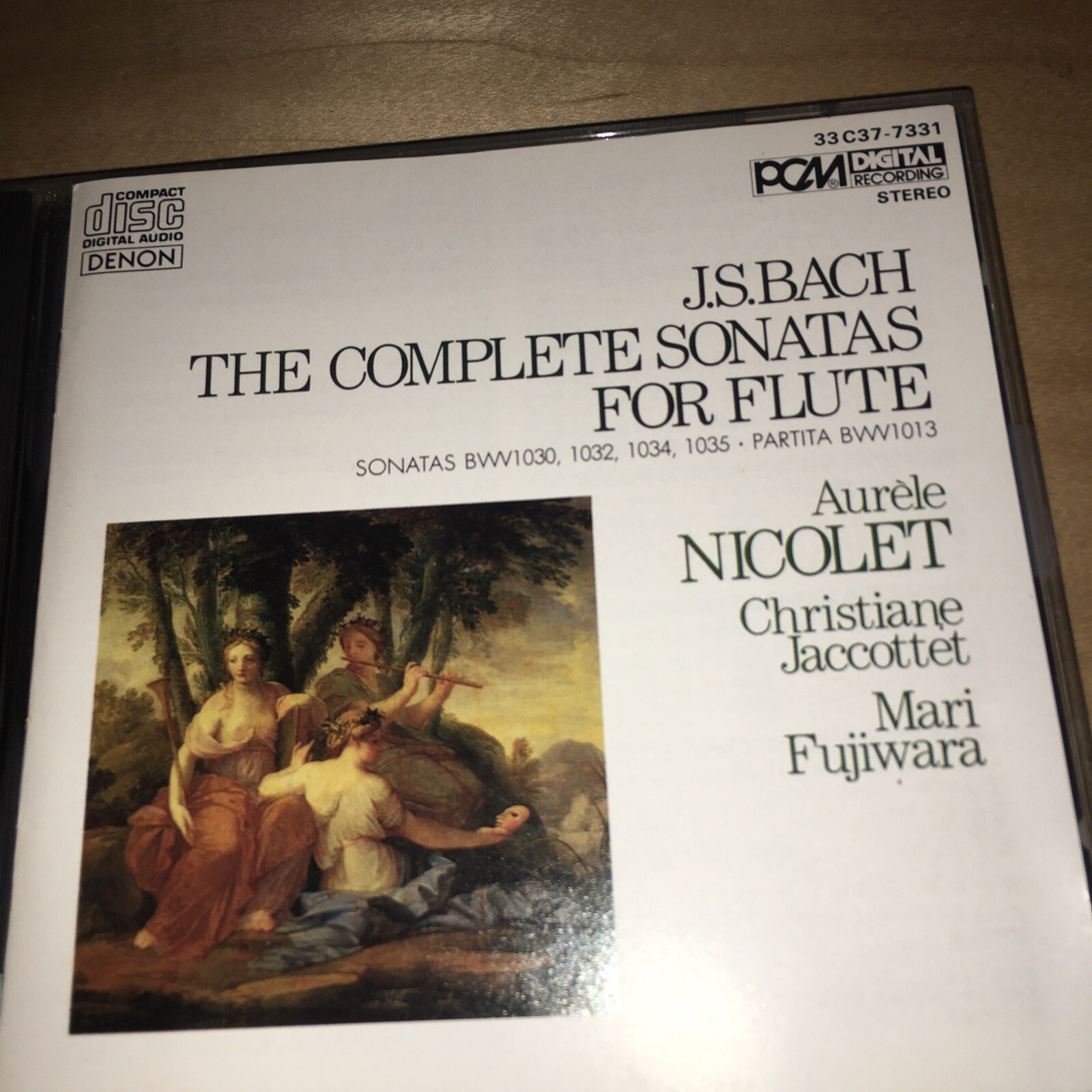 Flute Cd R Bach: The Complete Sonatas for Flute (CD, Denon Records) for sale ...