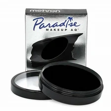 Mehron Makeup Face,Body Paint,Clown Paradise Makeup AQ Size:1.4 oz (40 g)-Black.