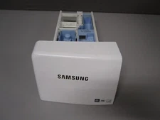 Samsung Washer Dispenser Drawer w/ White Handle  DC97-16620B  DC97-14481E  ASMN