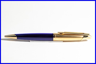 perfekter WATERMAN Edson Kugelschreiber in Blau & Gold mit neuer