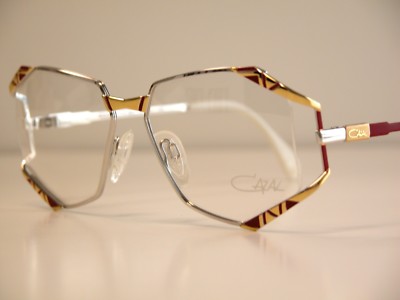 Cazal Vintage Eyeglasses - NOS -Model 245- Col 389 - Gold, Silver 