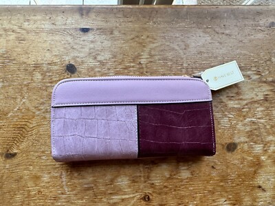 BRAND NEW HAVE BEST PURPLE PURSE CARD HOLDER ZIP