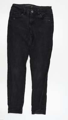CA Damen schwarz Baumwollmischung Skinny Jeans Größe 8 L27