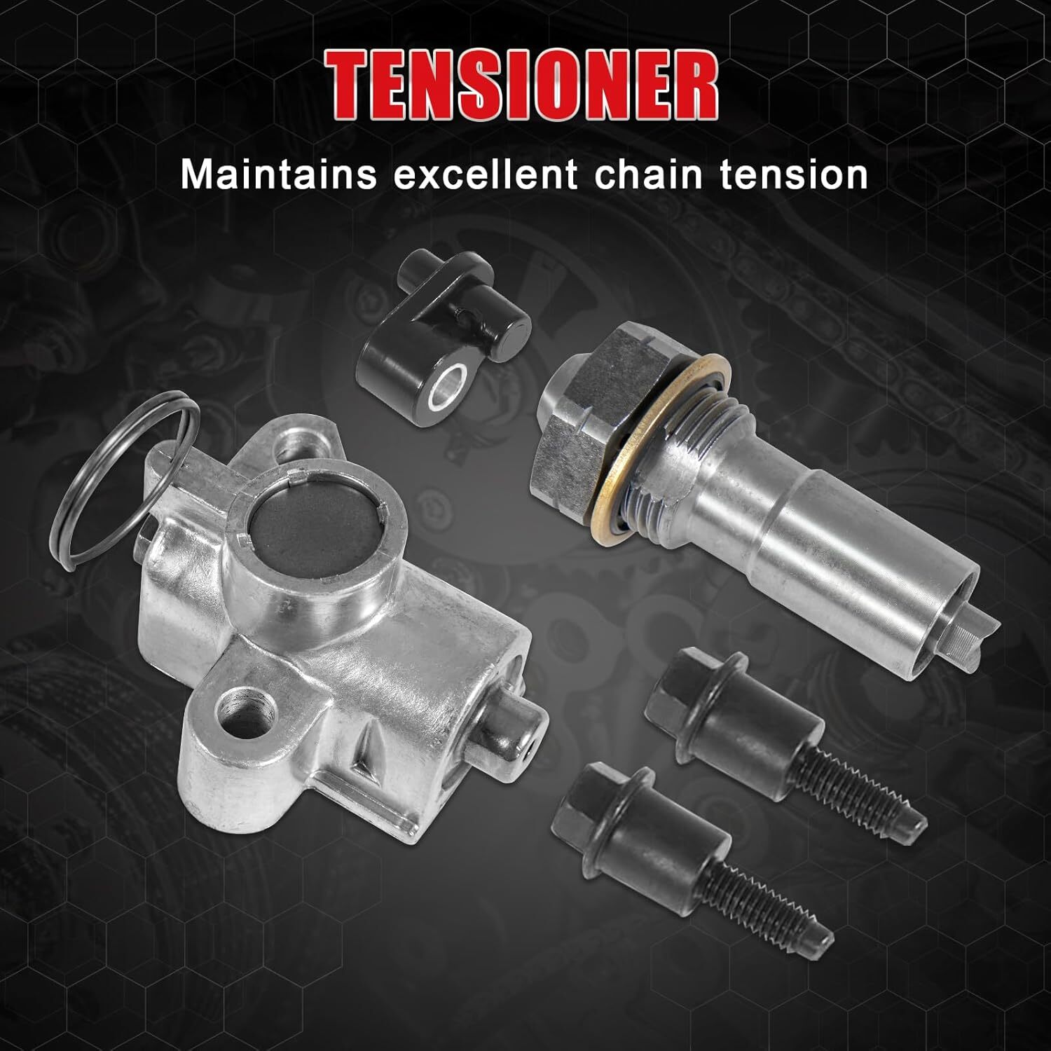 Timing Chain Kit w/Cylinder Head Gasket Bolts for 2010-2017 GMC Chevy Buick 2.4L