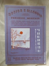 ANDREA GALASSI "MUSICA E ALLEGRIA - FASCICOLO N° 9" - 1981 - 9 SPARTITI - ED. GA