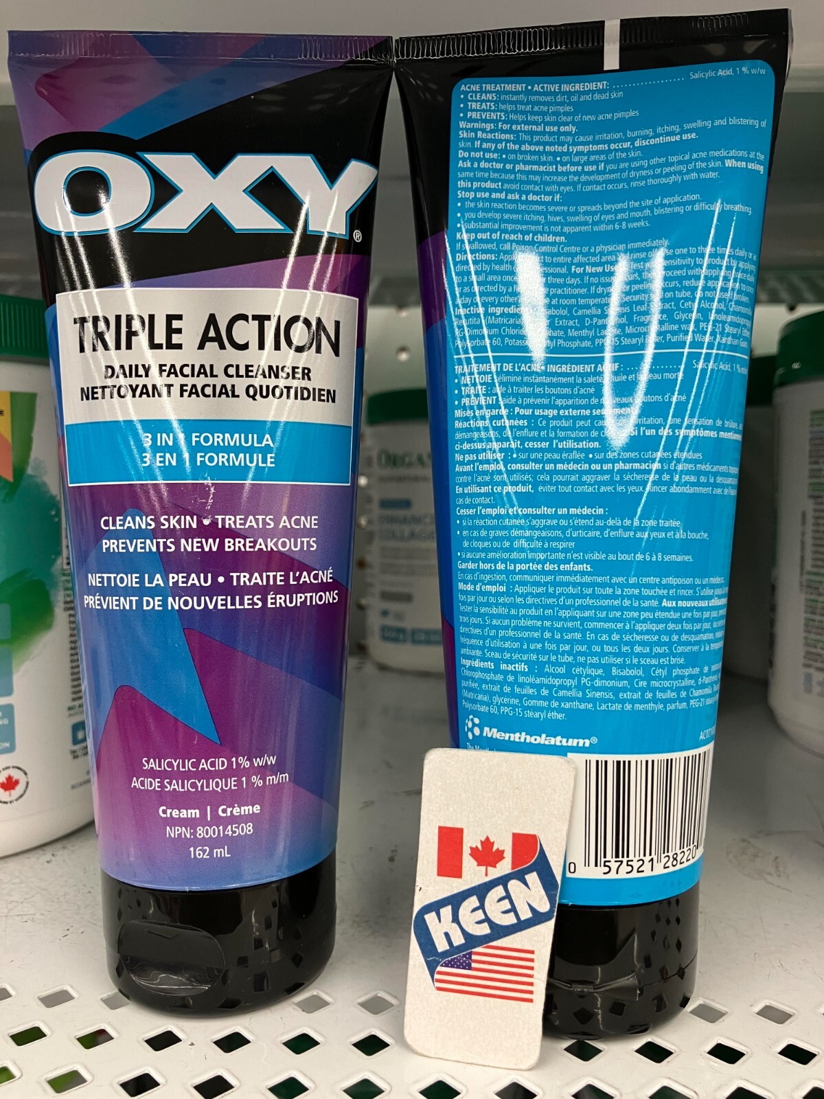AiWaWa CA, OXY Triple Action Daily FACE Facial Acne Cleanser 162