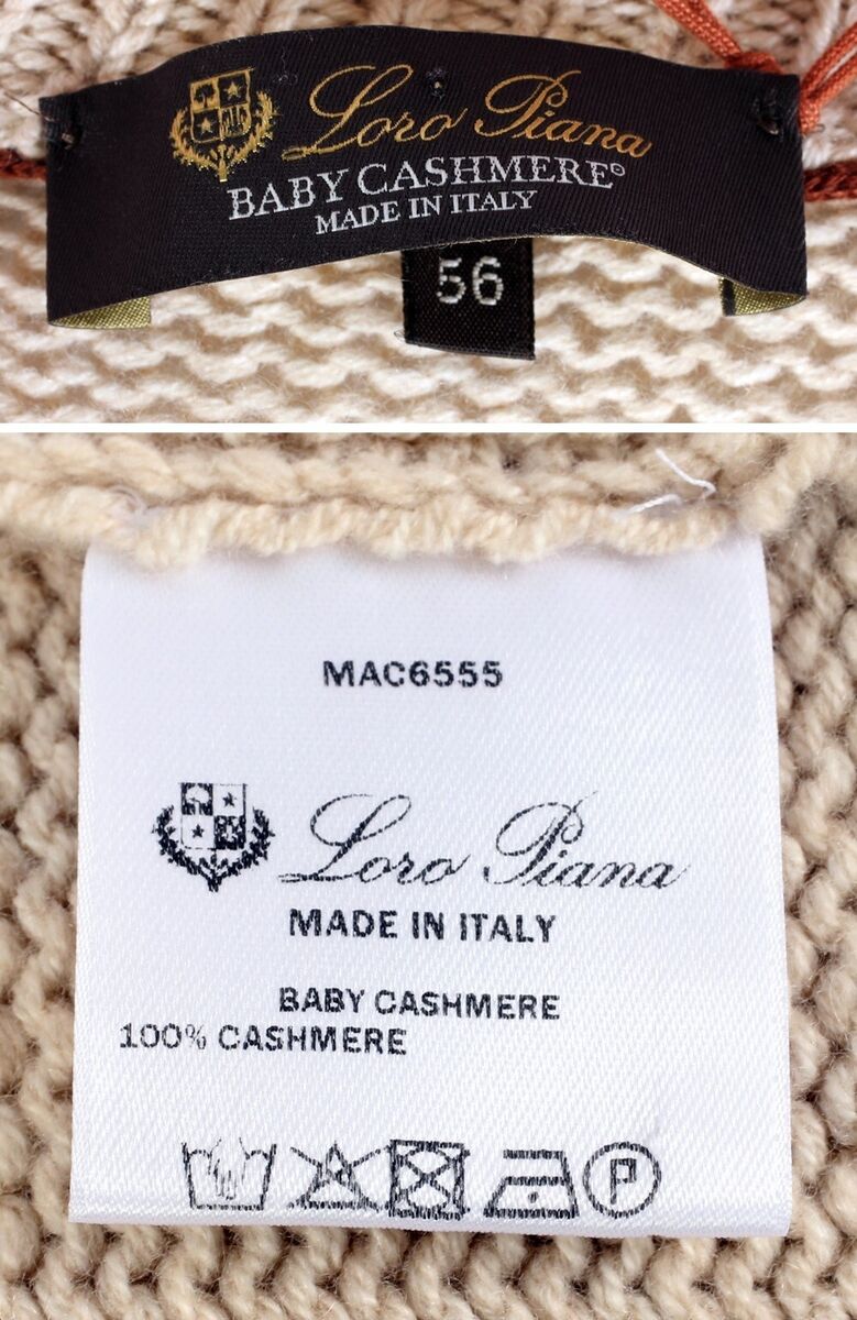 Loro Piana Baby Cashmere ½ Zip Sweater - Beige - 56 2XL Loro Piana Baby Cashmere ½ Zip Sweater - Beige - 56 2XL