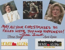 Terrie Snell HAND SIGNED A5 Photocard, Autograph, Home Alone 2