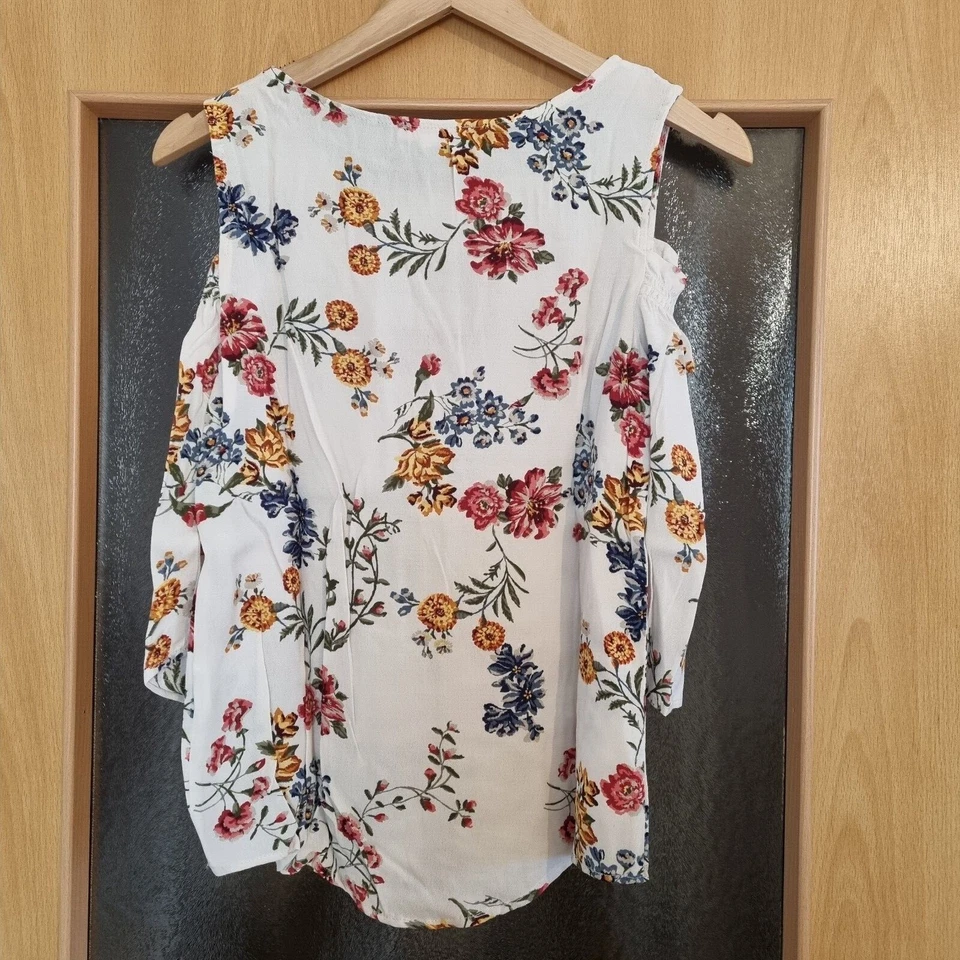 Shirt T-Shirt Größe S 36 Springfield Blumenprint - Bild 4 von 4