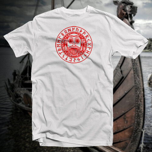 Norse Man COTTON T-SHIRT Norse Viking Rune Saxon Ward Magic Pagan Symbol - Picture 12 of 14