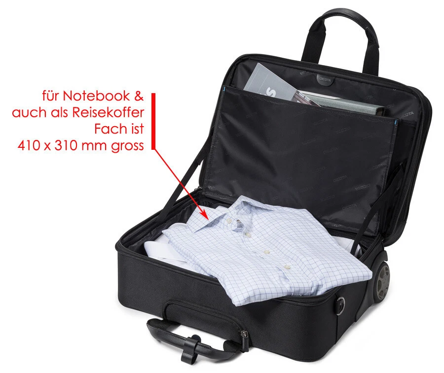 Bolso para portátil Trolley DICOTA para Notebook a 17" 43cm 41x31cm HP Officejet 100 Foto 3 de 4