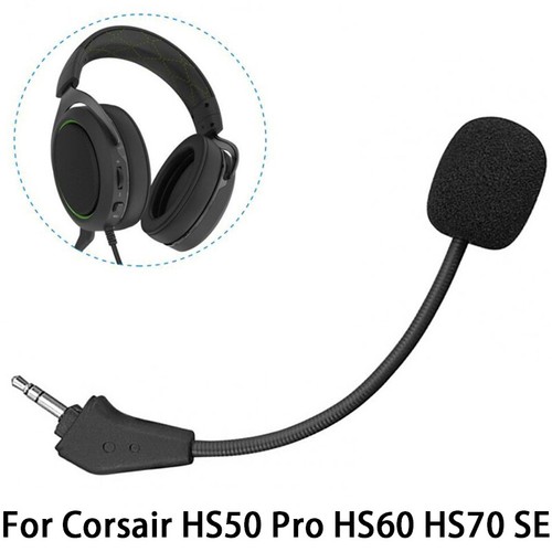 Replacement Game Mic Aux 3.5mm Microphone For Corsair HS50 Pro HS60 HS70 Headset - Afbeelding 6 van 7