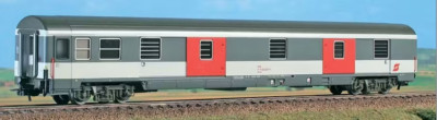 ACME 52504 KOFFERRAUM hellgrau/dunkelgrau, rote Heckklappen und Handläufe,