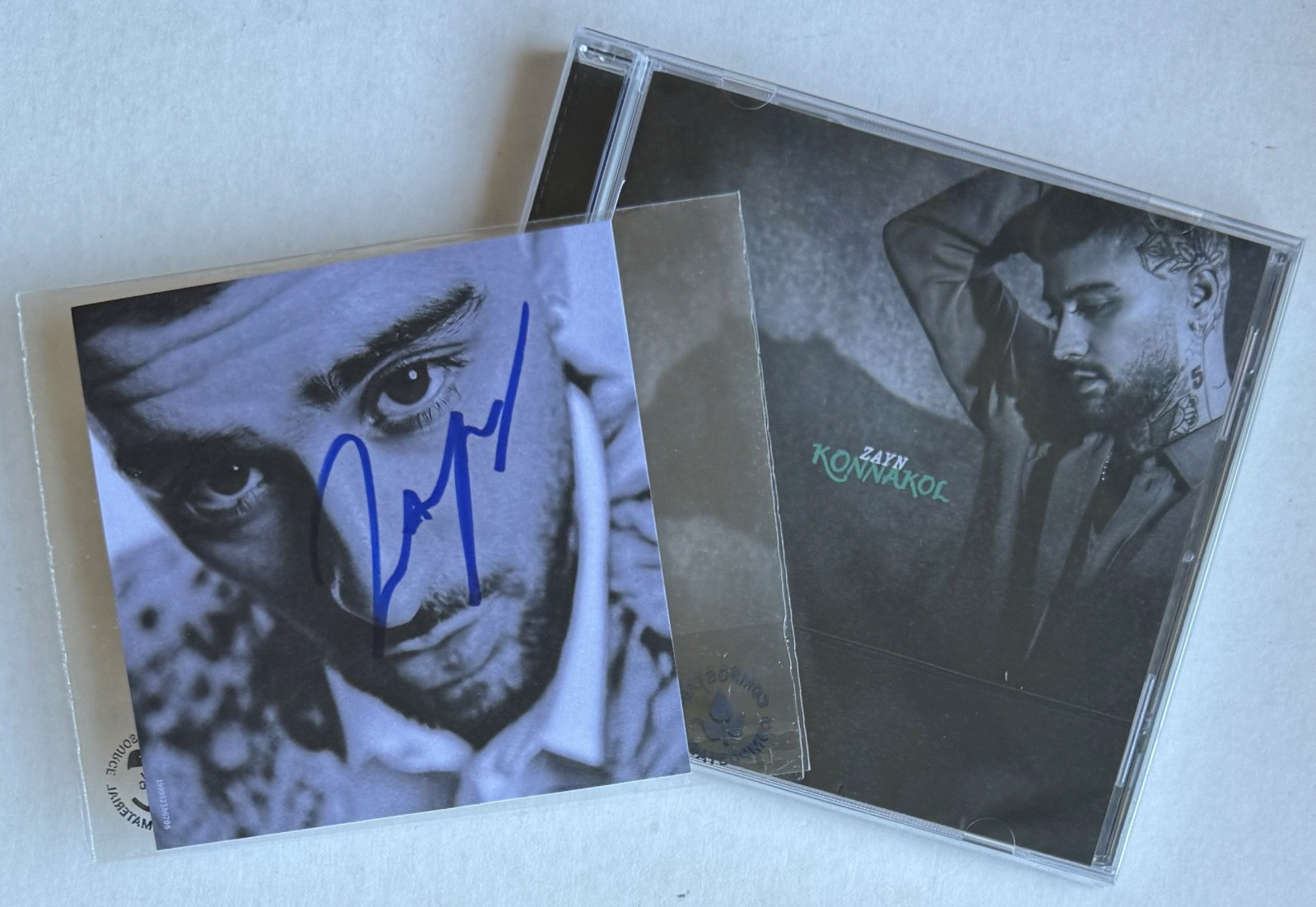 ZAYN * KONNAKOL * ALTERNATE ART 15 TRK CD w/ LIMITED SIGNED ART CARD * BN