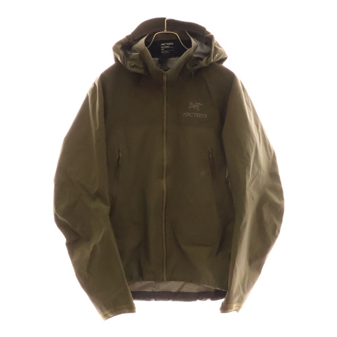 Giacca da montagna ARC'TERYX Beta AR logo anteriore nylon cachi X000007082 usata ad554e6